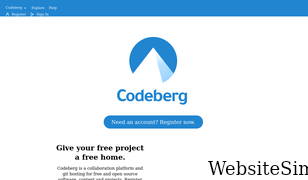 codeberg.org Screenshot