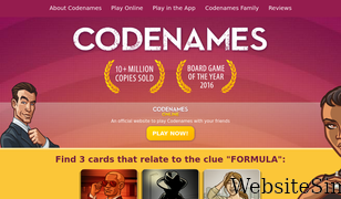 codenamesgame.com Screenshot