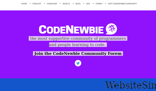 codenewbie.org Screenshot