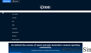 codesports.com.au Screenshot