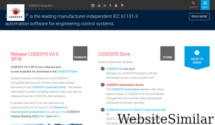 codesys.com Screenshot