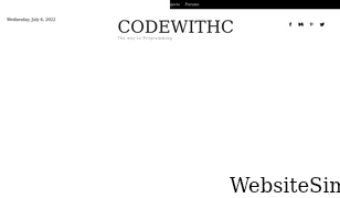 codewithc.com Screenshot