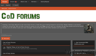 codforums.com Screenshot