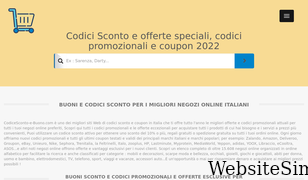 codicesconto-e-buono.com Screenshot