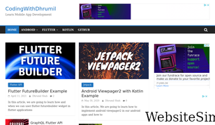 codingwithdhrumil.com Screenshot