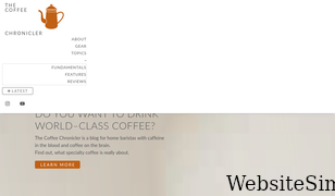 coffeechronicler.com Screenshot