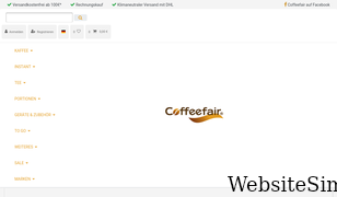 coffeefair.de Screenshot