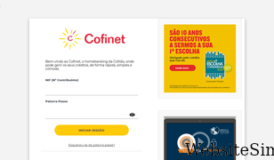 cofinet.pt Screenshot