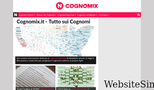 cognomix.it Screenshot