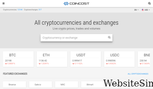 coincost.net Screenshot