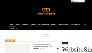 coindecimal.com Screenshot