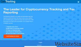 cointracking.info Screenshot