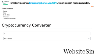coinxconverter.com Screenshot
