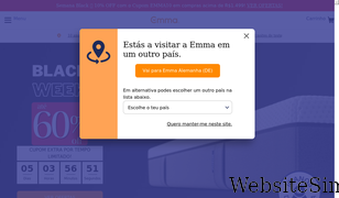 colchoesemma.com.br Screenshot