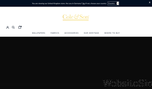 cole-and-son.com Screenshot