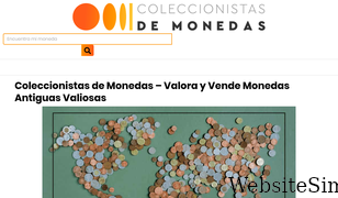 coleccionistasdemonedas.com Screenshot