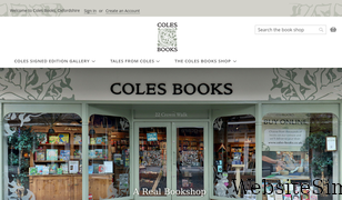 coles-books.co.uk Screenshot