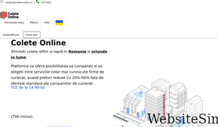 colete-online.ro Screenshot