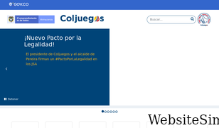 coljuegos.gov.co Screenshot