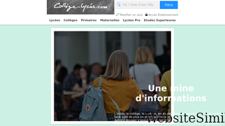 college-lycee.com Screenshot