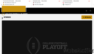 collegefootballplayoff.com Screenshot