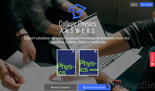 collegephysicsanswers.com Screenshot