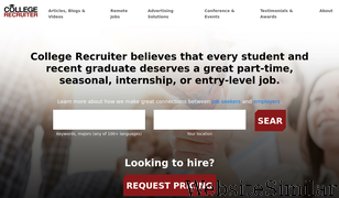 collegerecruiter.com Screenshot
