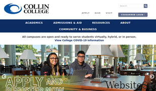 collin.edu Screenshot