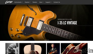 collingsguitars.com Screenshot