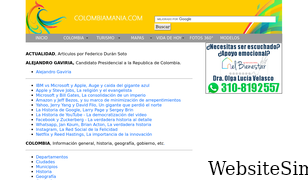 colombiamania.com Screenshot