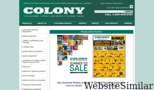 colonyhardware.com Screenshot