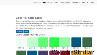 color-hex.com Screenshot
