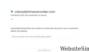 coloradotimesrecorder.com Screenshot