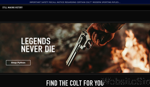 colt.com Screenshot