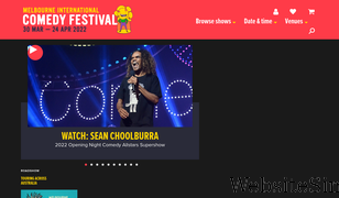 comedyfestival.com.au Screenshot