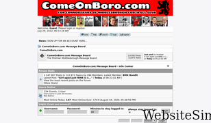 comeonboro.com Screenshot