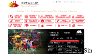 comfacesar.com Screenshot