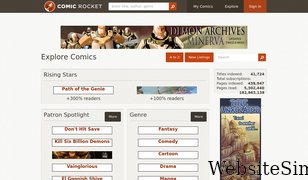 comic-rocket.com Screenshot