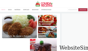 comidaereceitas.com.br Screenshot