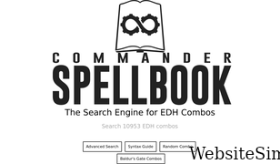 commanderspellbook.com Screenshot