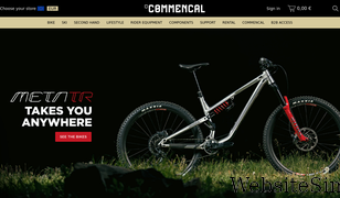 commencal-store.co.uk Screenshot