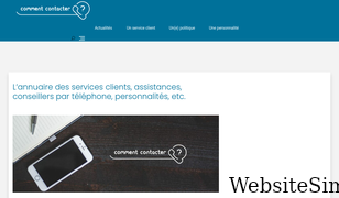 comment-contacter.fr Screenshot