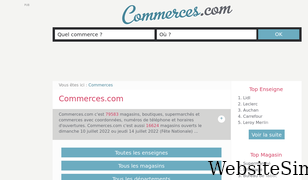 commerces.com Screenshot