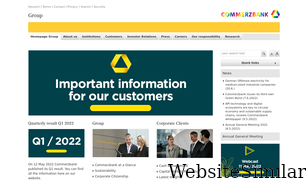 commerzbank.com Screenshot