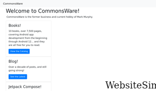 commonsware.com Screenshot