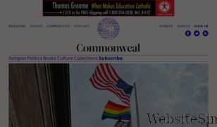 commonwealmagazine.org Screenshot