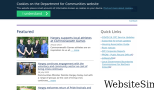 communities-ni.gov.uk Screenshot