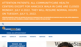 communitycaretx.org Screenshot