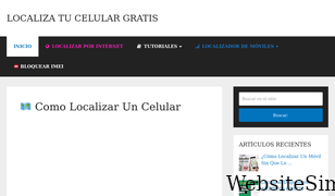 comolocalizarcelular.com Screenshot