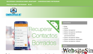 comorecuperar.net Screenshot